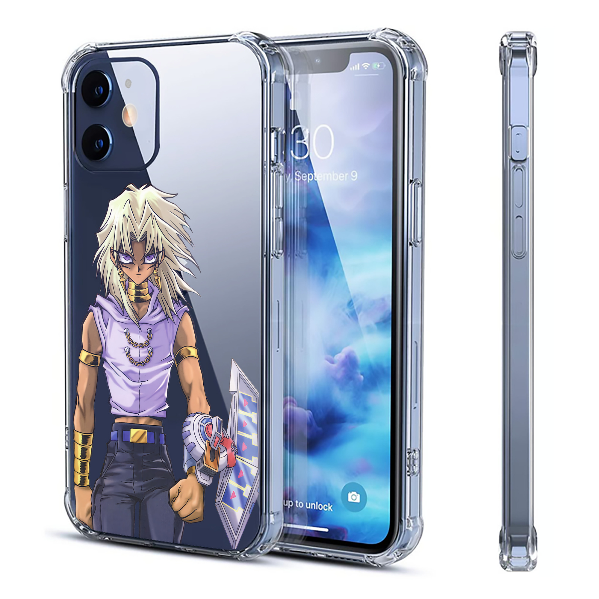（画像用） 遊☆戯☆王 Yu-Gi-Oh! 【iPhone 12シリーズ対応】透明スマホケース（クリアソフトケース）